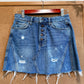 (4) Free People Denim Skirt