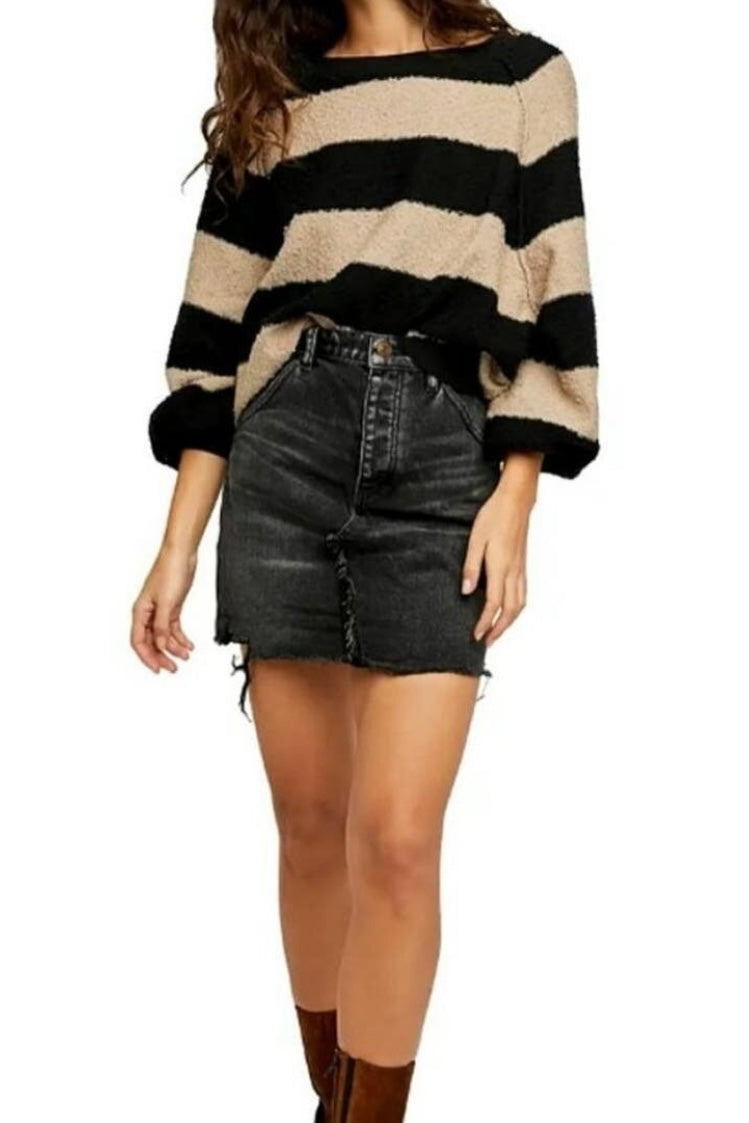 (2) Free People Denim Skirt