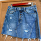 (4) Free People Denim Skirt