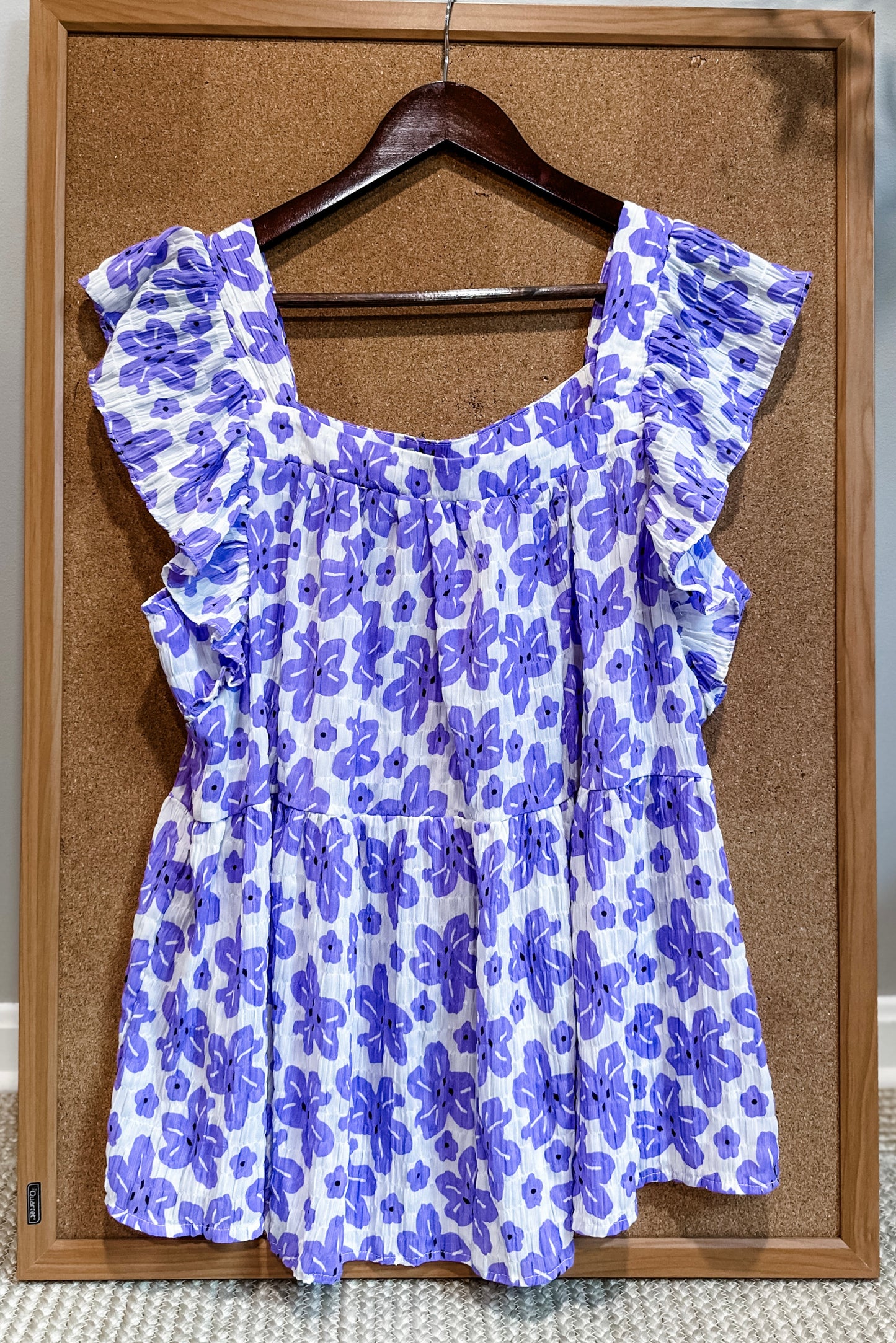 (1X) Hailey & Co Floral Blouse