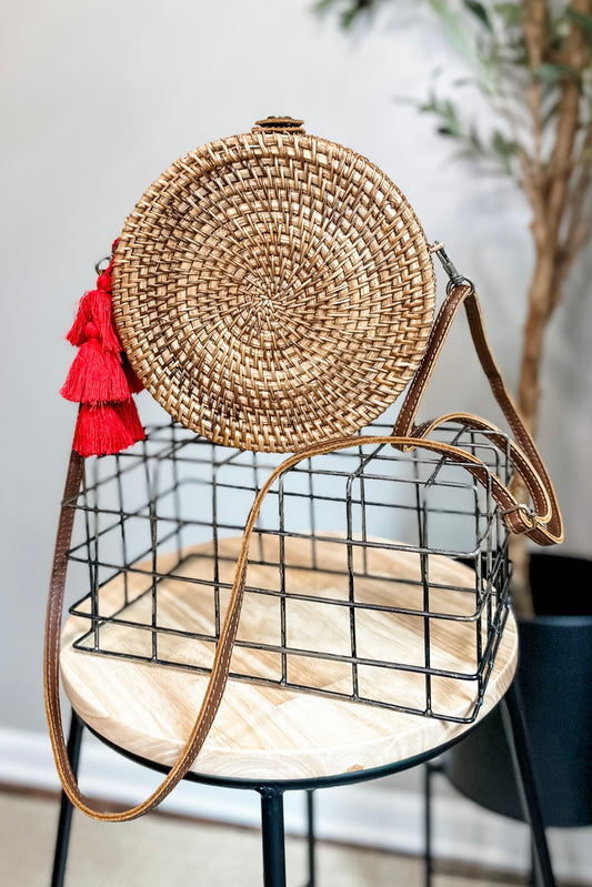 Straw Crossbody