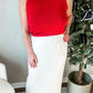 (12) Amanda Smith Suits Ivory Skirt