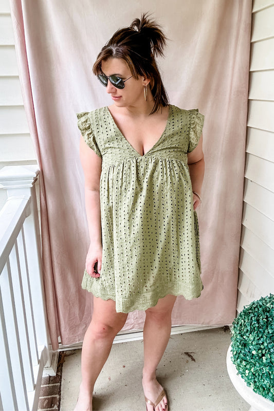 (M) Mustard Seed Romper Dress