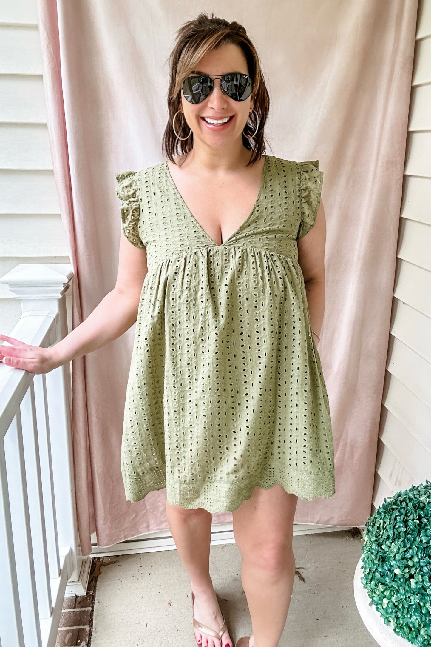 (M) Mustard Seed Romper Dress