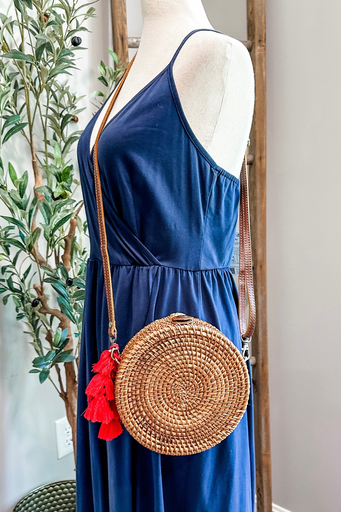 Straw Crossbody