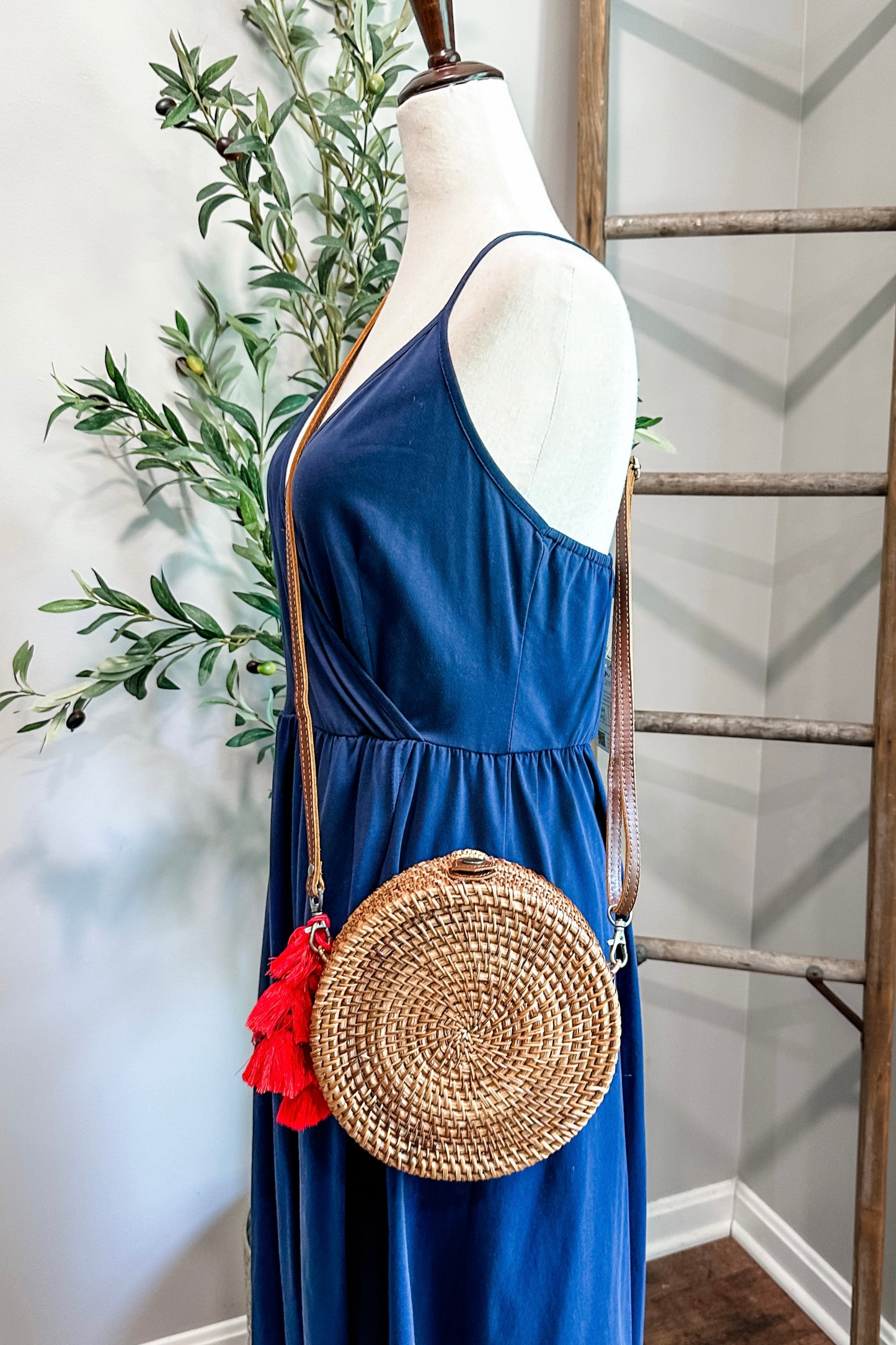 Straw Crossbody