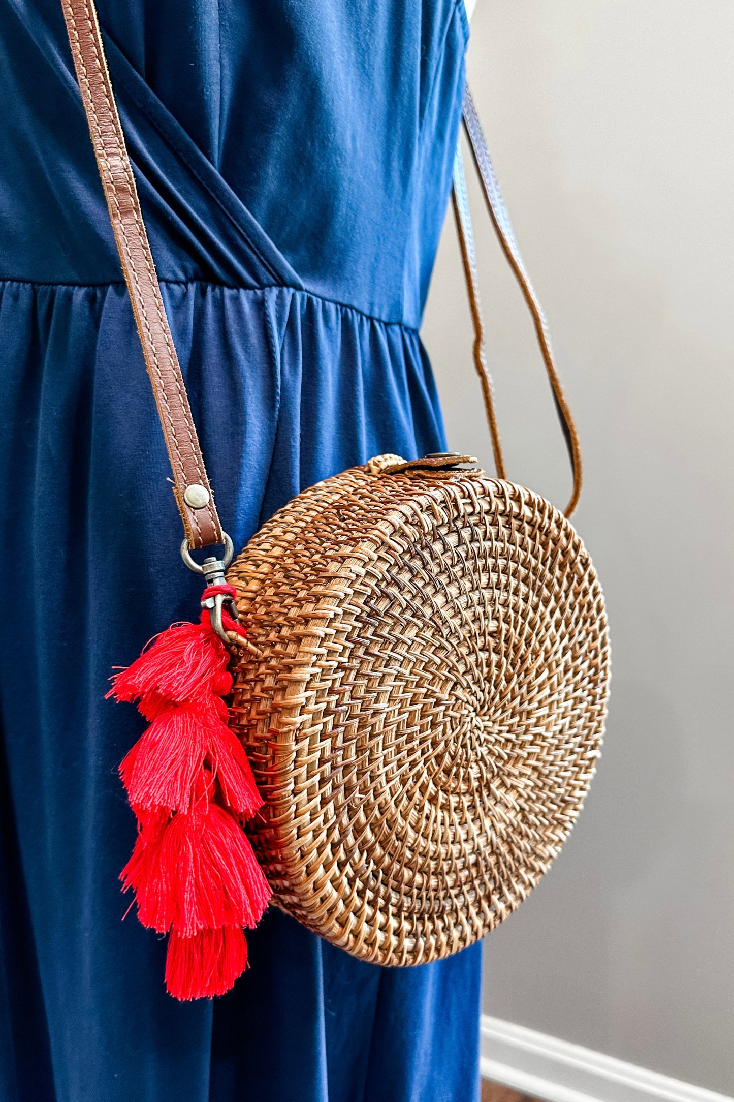 Straw Crossbody