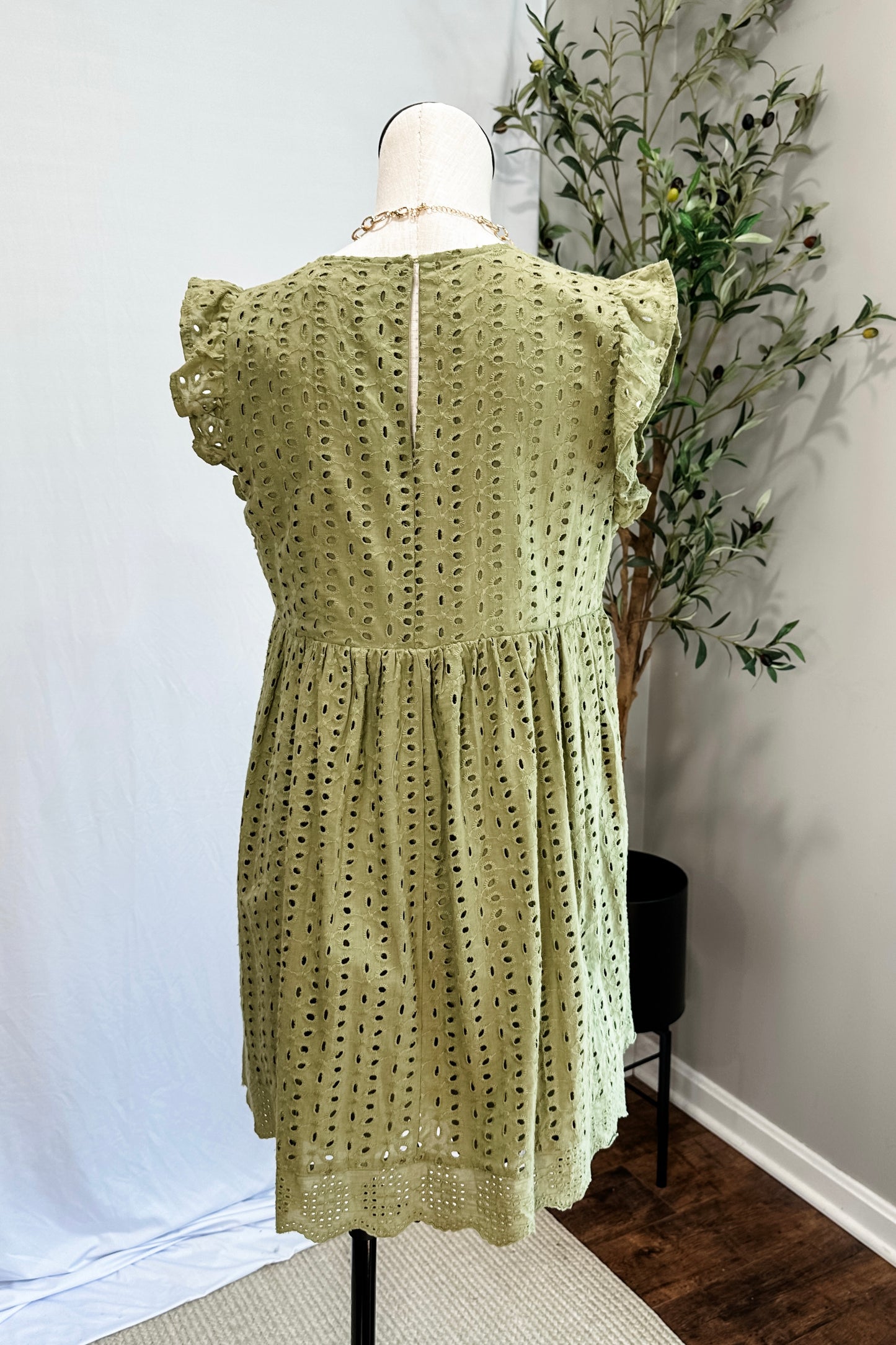 (M) Mustard Seed Romper Dress