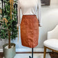 (4) J.Crew Collection Leather Skirt