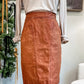 (4) J.Crew Collection Leather Skirt