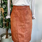 (4) J.Crew Collection Leather Skirt