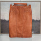 (4) J.Crew Collection Leather Skirt