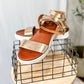 (7.5) Mia Ellen Rose Gold Sandal