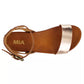 (7.5) Mia Ellen Rose Gold Sandal