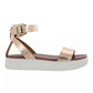 (7.5) Mia Ellen Rose Gold Sandal