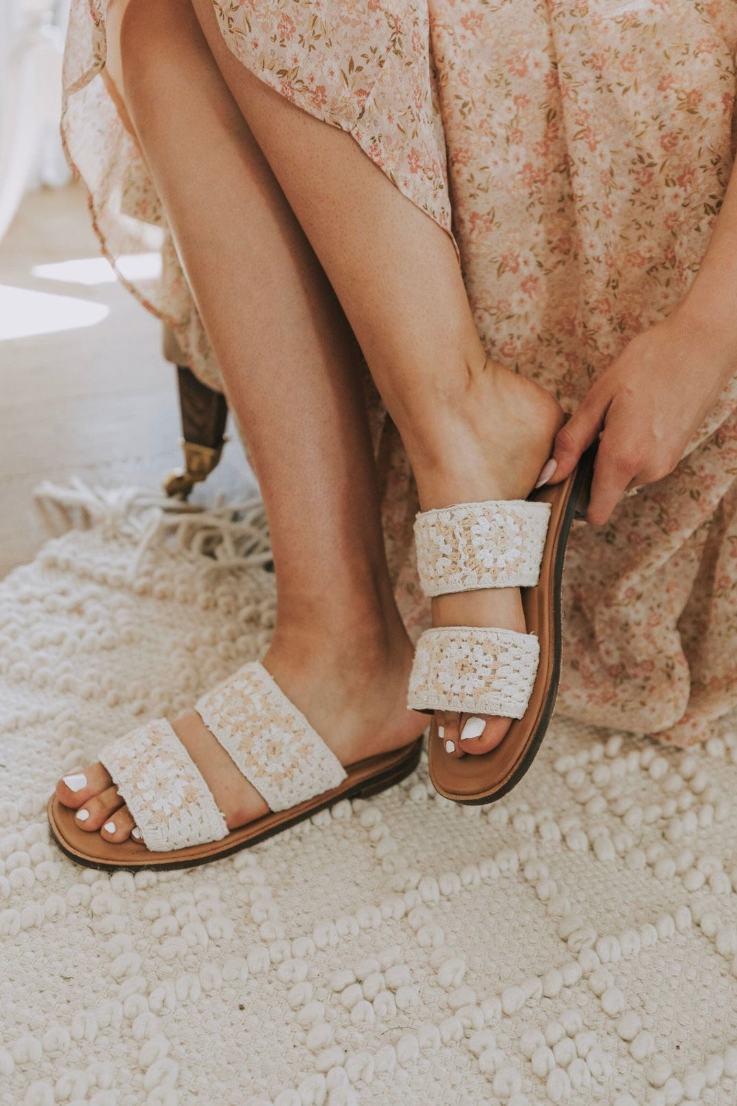 (8) Free People Juliet Crochet Sandal