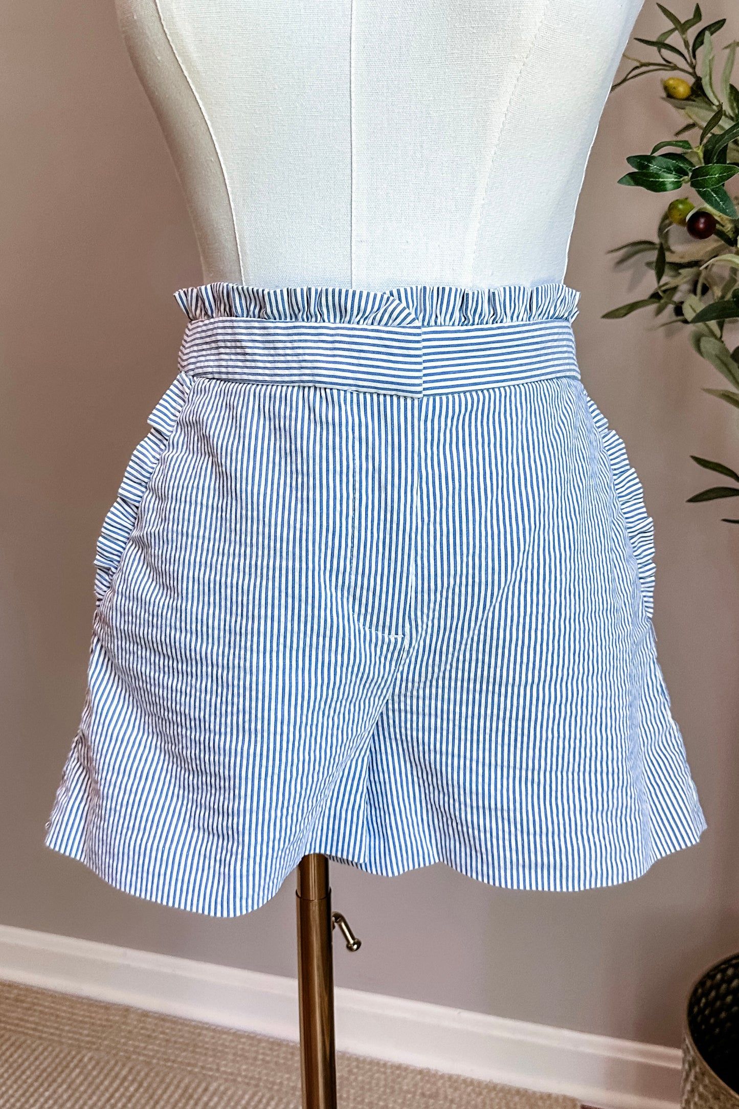 (0) J.Crew Pinstripe Short