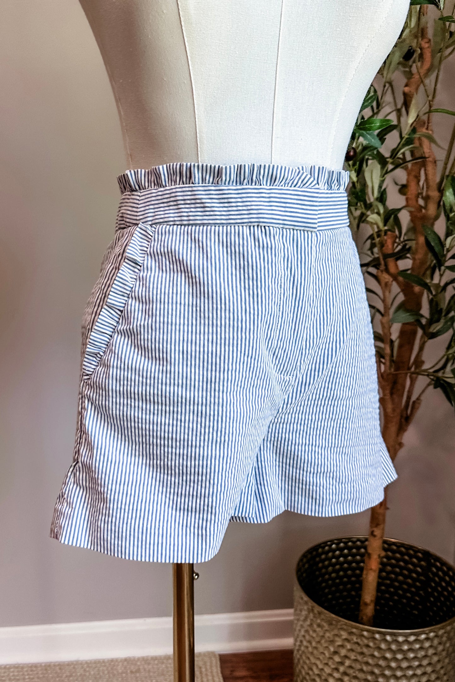 (0) J.Crew Pinstripe Short