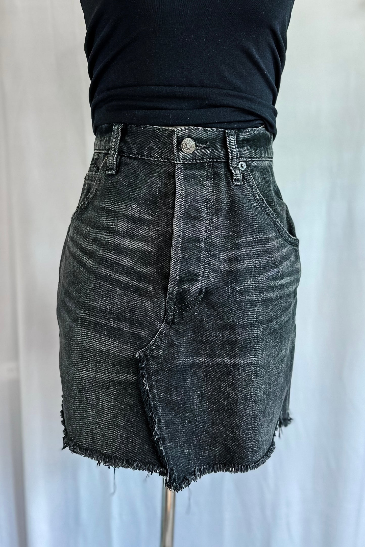 (2) Free People Denim Skirt