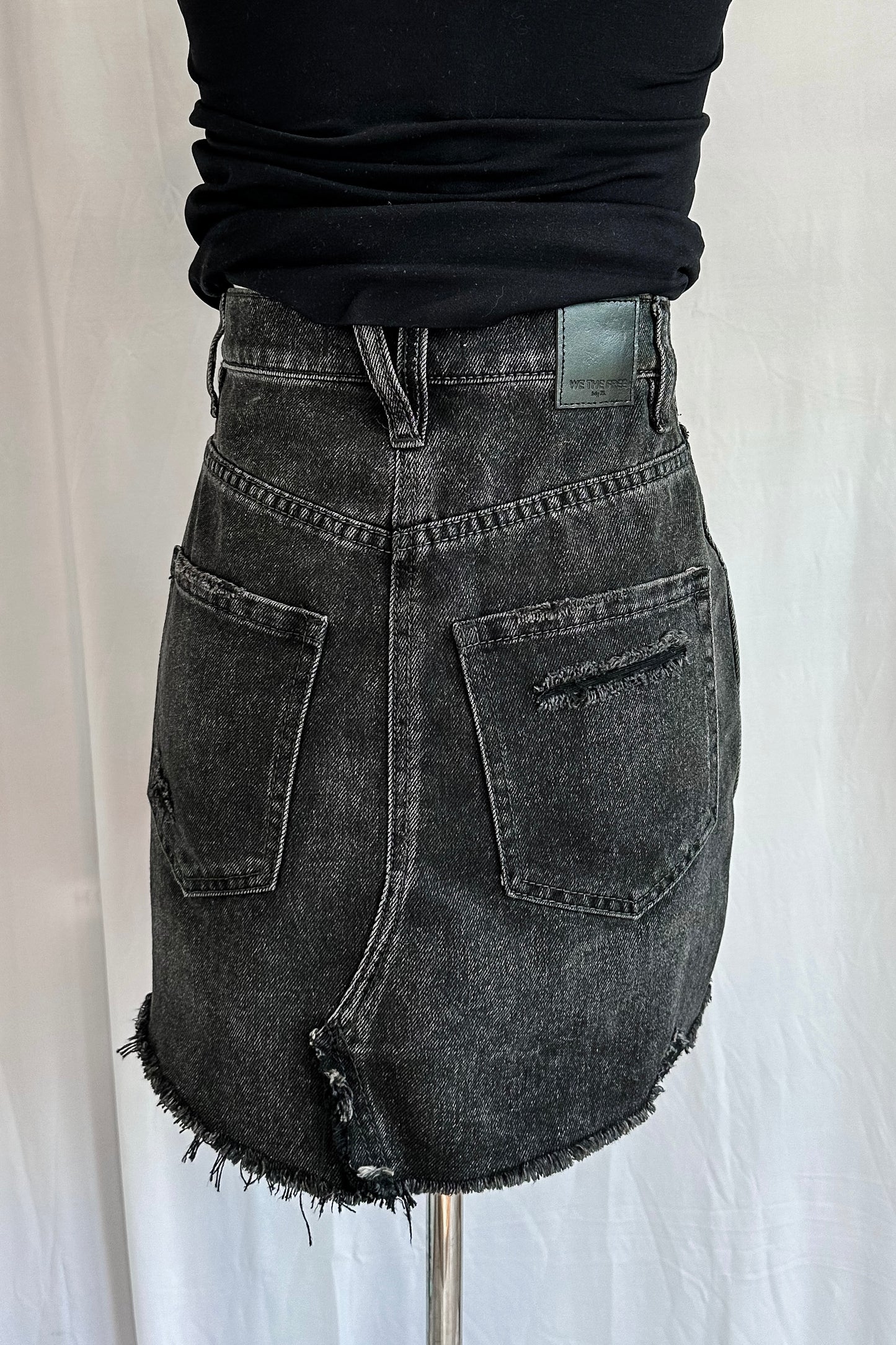 (2) Free People Denim Skirt