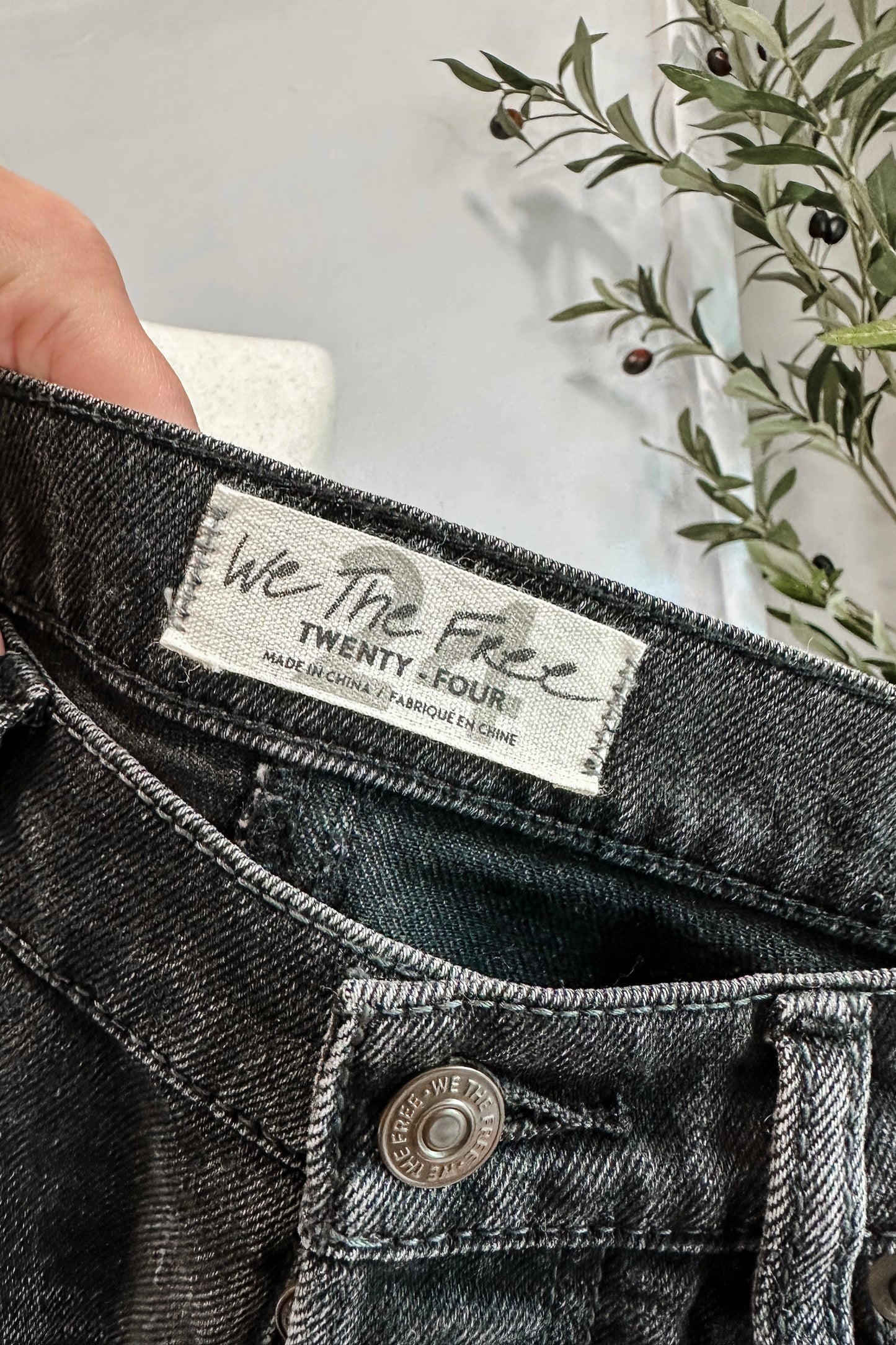 (2) Free People Denim Skirt