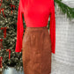 (4) J.Crew Collection Leather Skirt