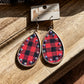 Buffalo Plaid Dangles