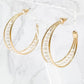 Cynthia Pearl Hoop Earrings