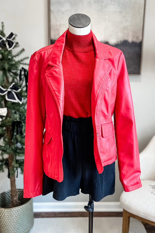 (L) Lane Crawford PU Jacket