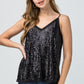 (M) Entro Sequin Camisole