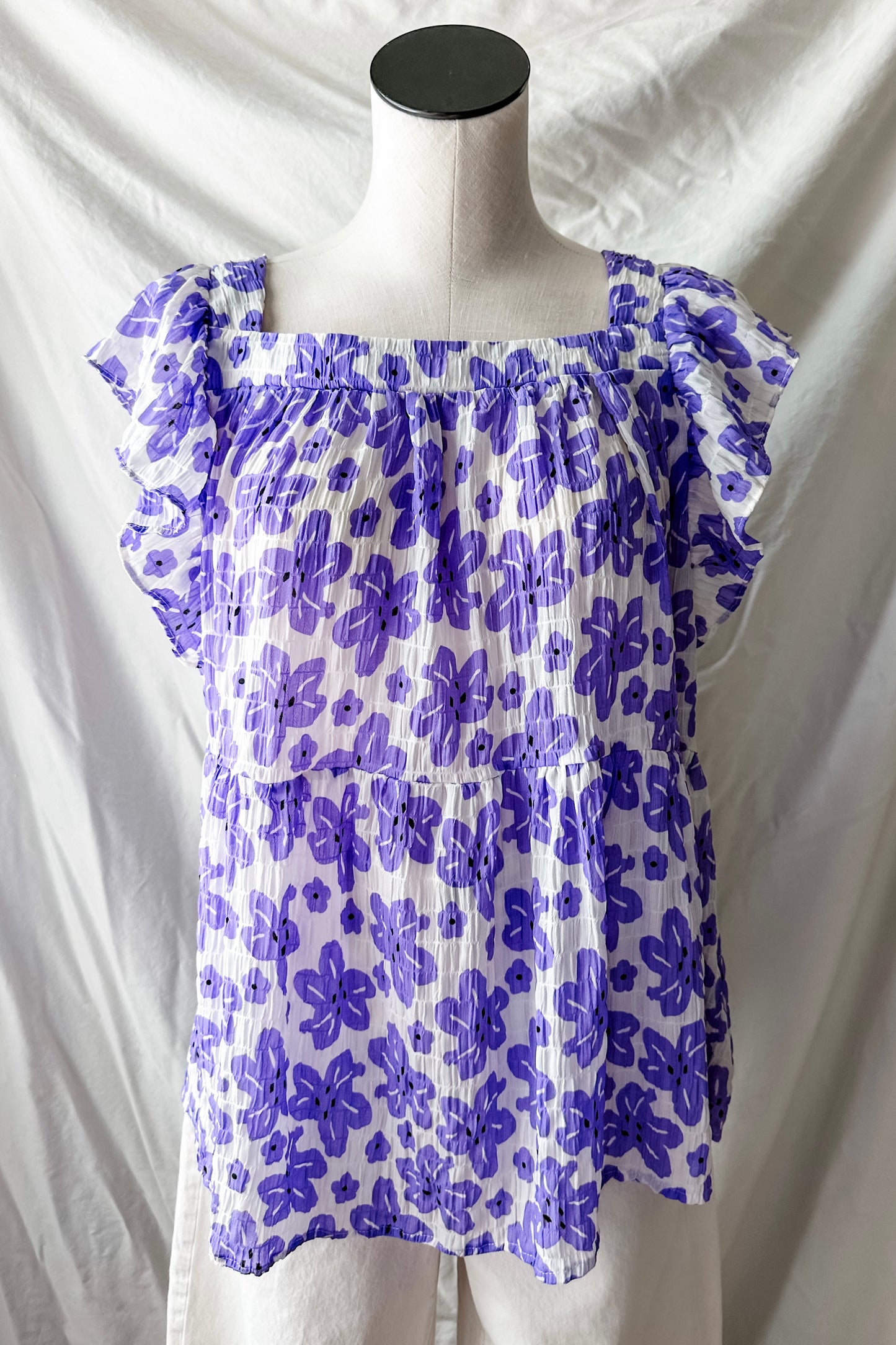 (1X) Hailey & Co Floral Blouse