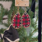 Buffalo Plaid Dangles